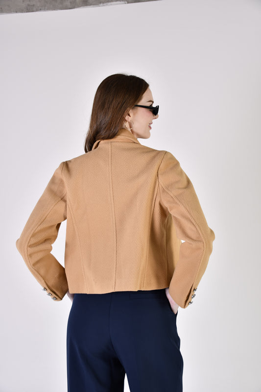 Khaki short coat