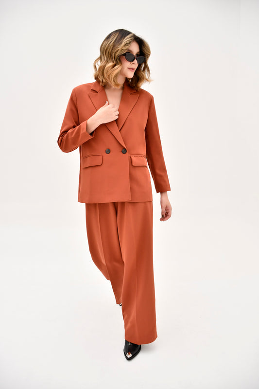 Terracotta Oversized Blazer