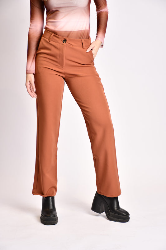 Paula terracotta trousers