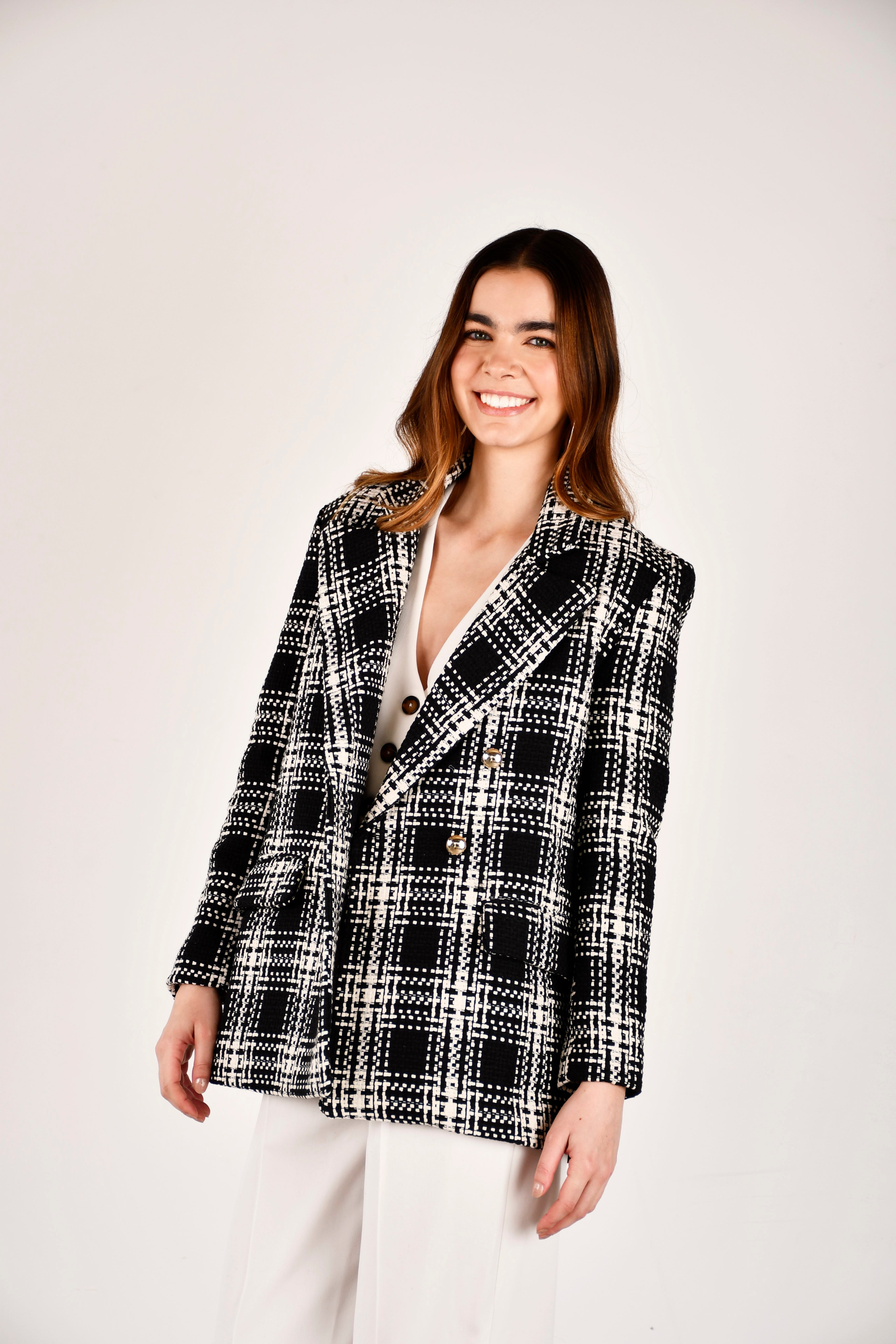 Blazer Oversize cuadros