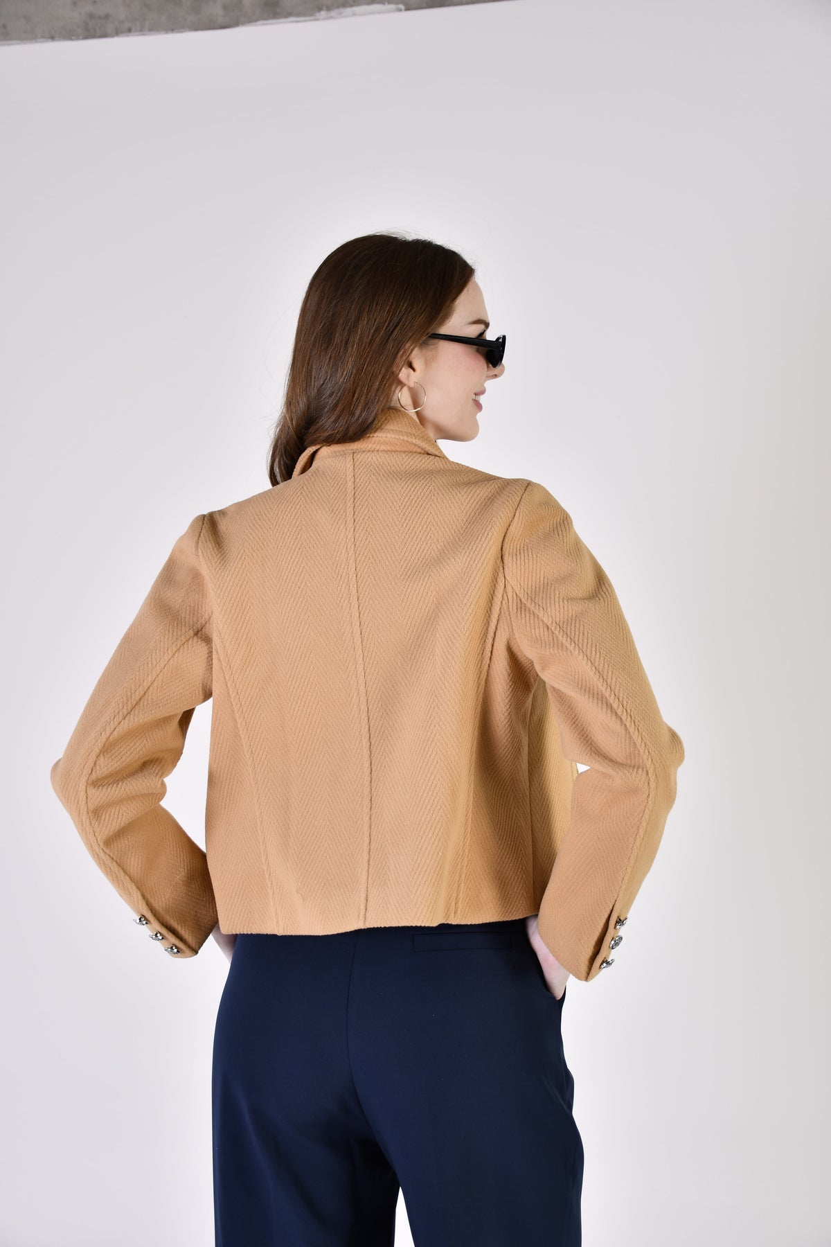 Khaki short coat