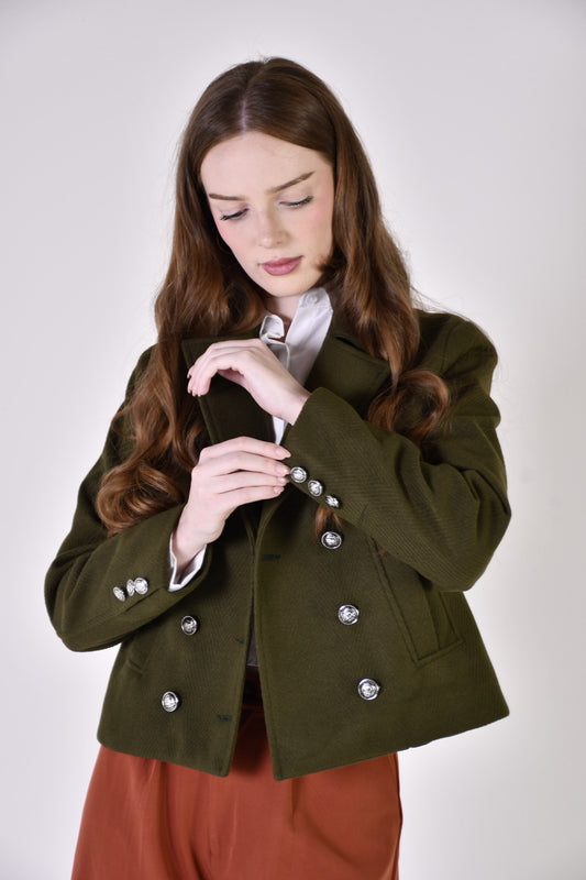 Dark green short coat