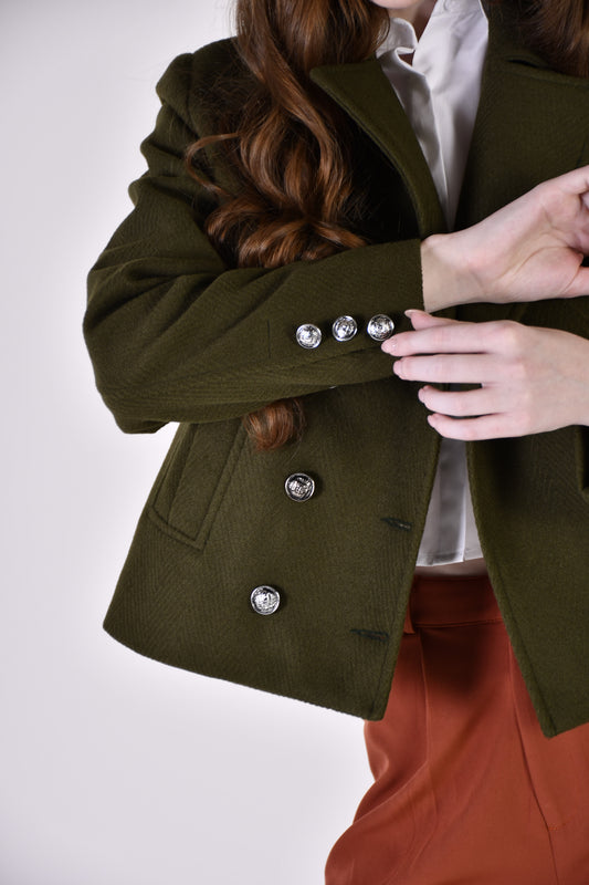 Dark green short coat