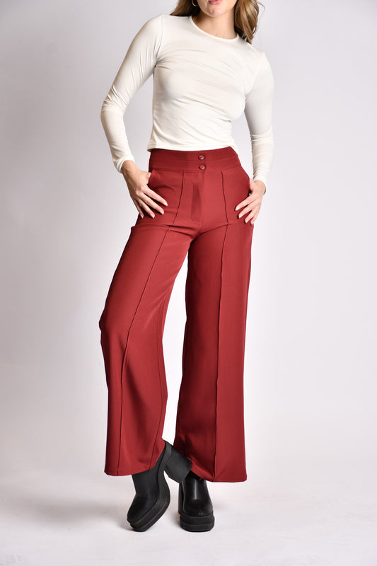 Maroon corduroy pants