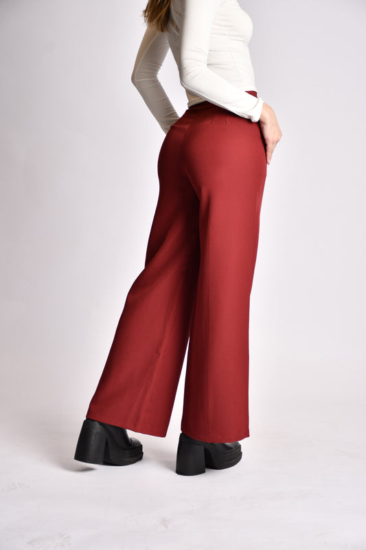 Maroon corduroy pants