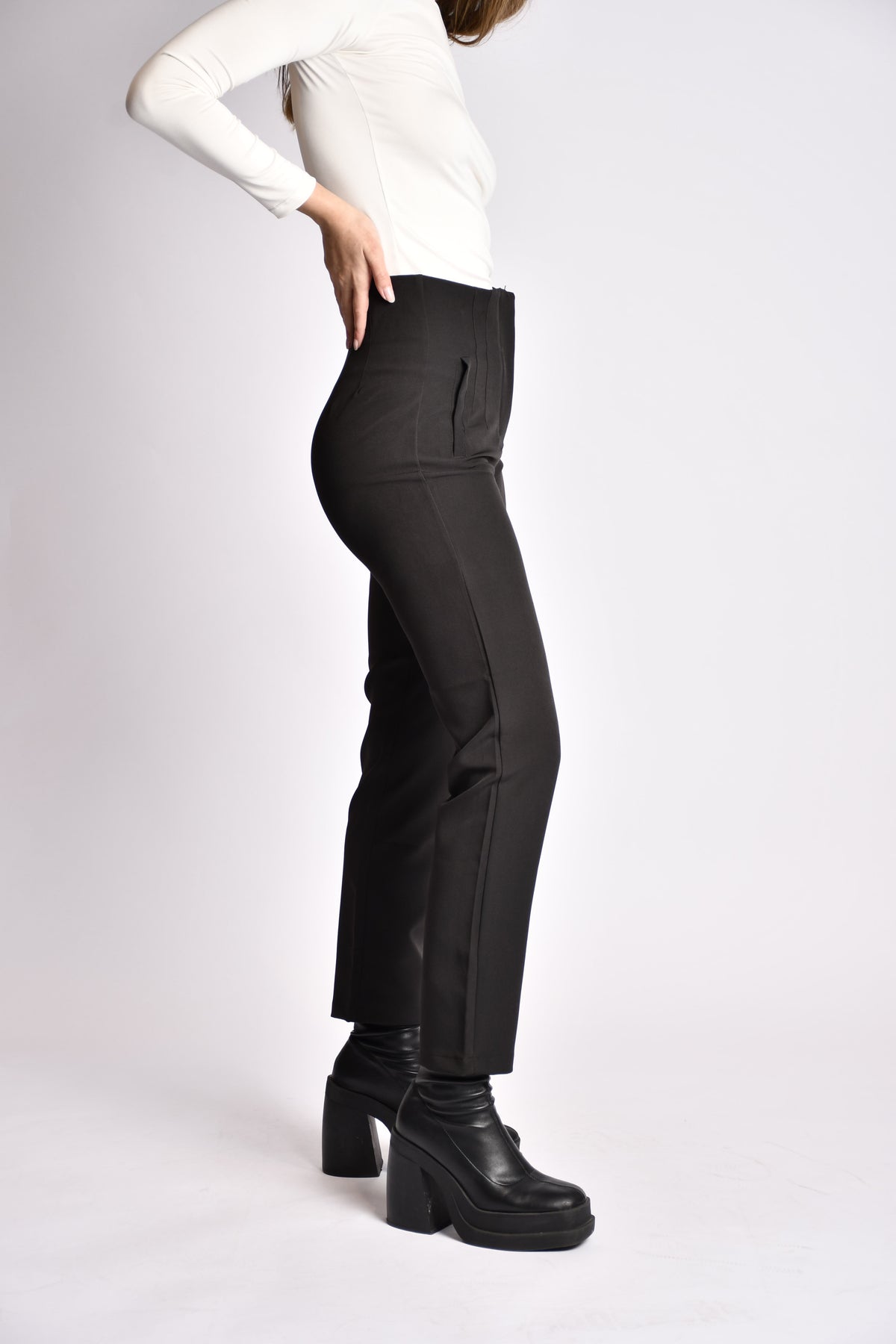 Black control pant