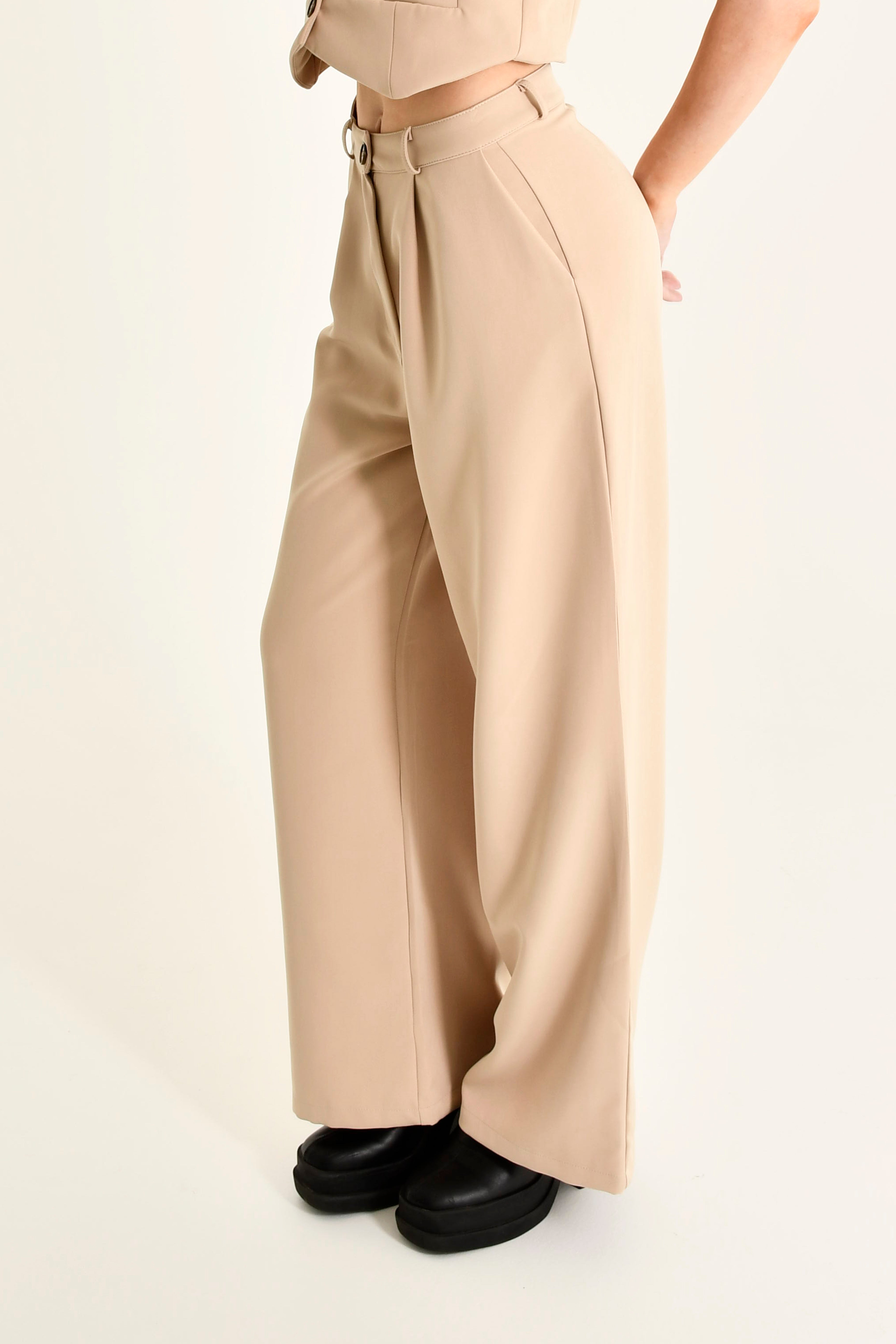 Pantalón Pinza beige