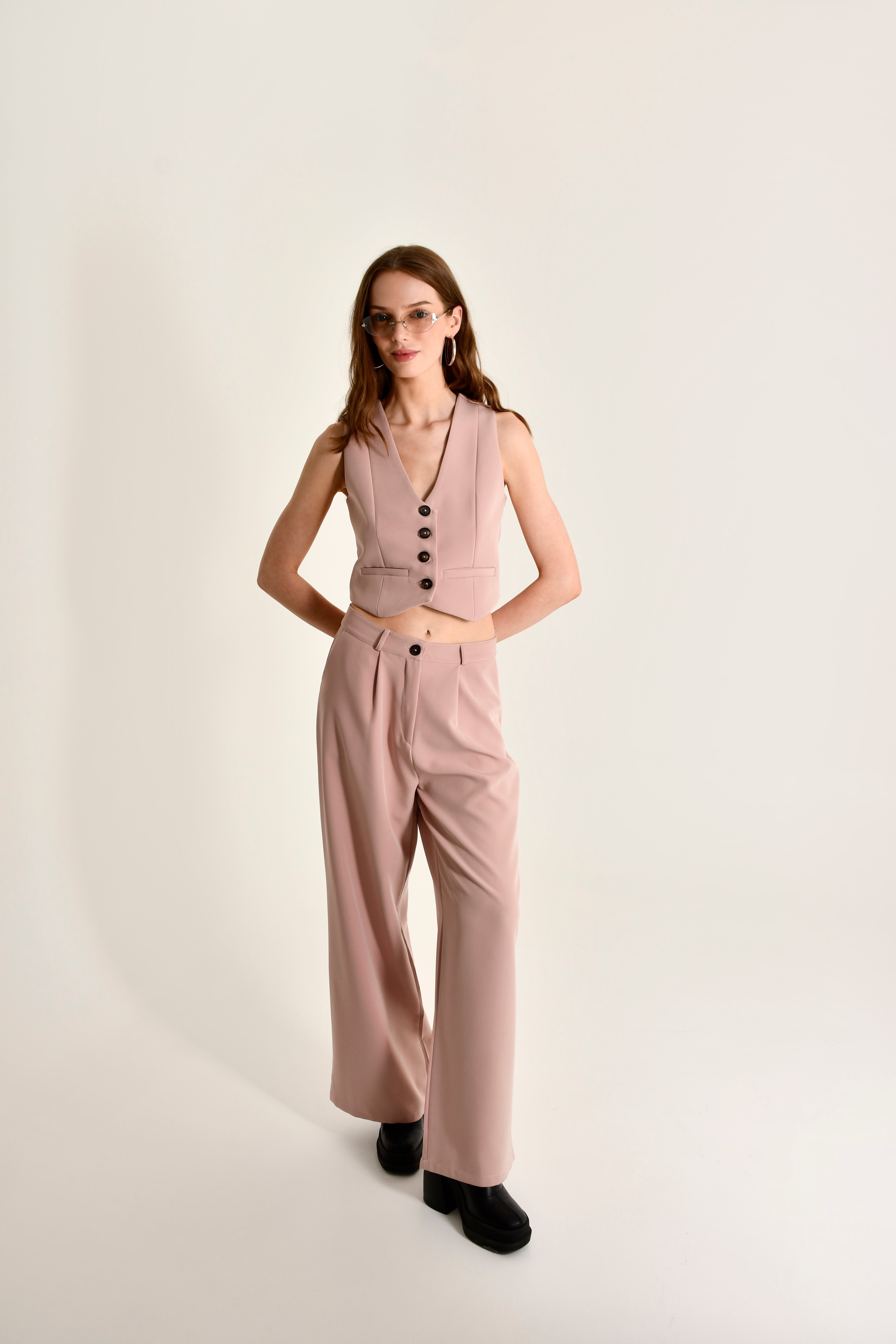 Pantalón Pinza rosa