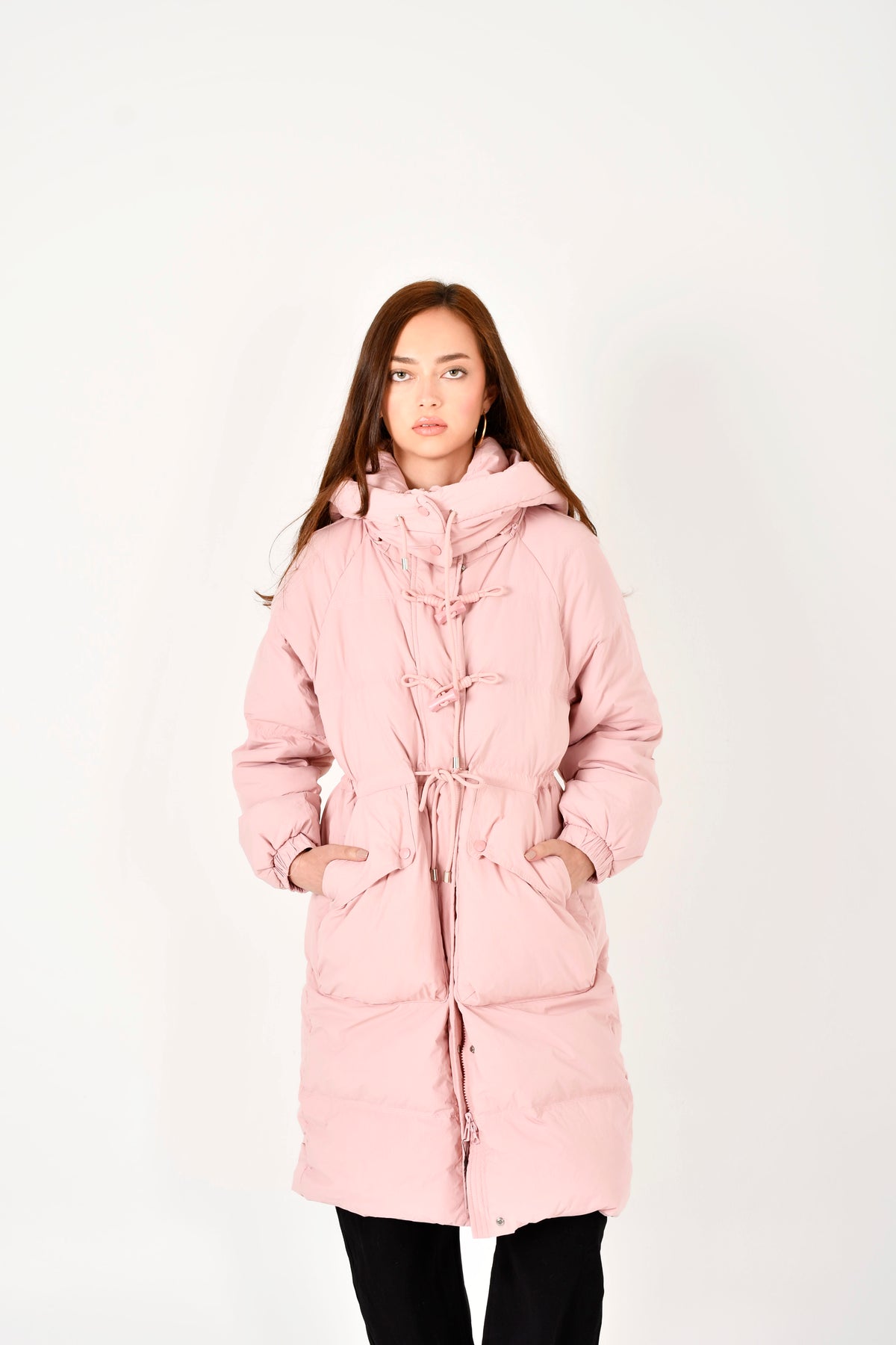 Long down coat