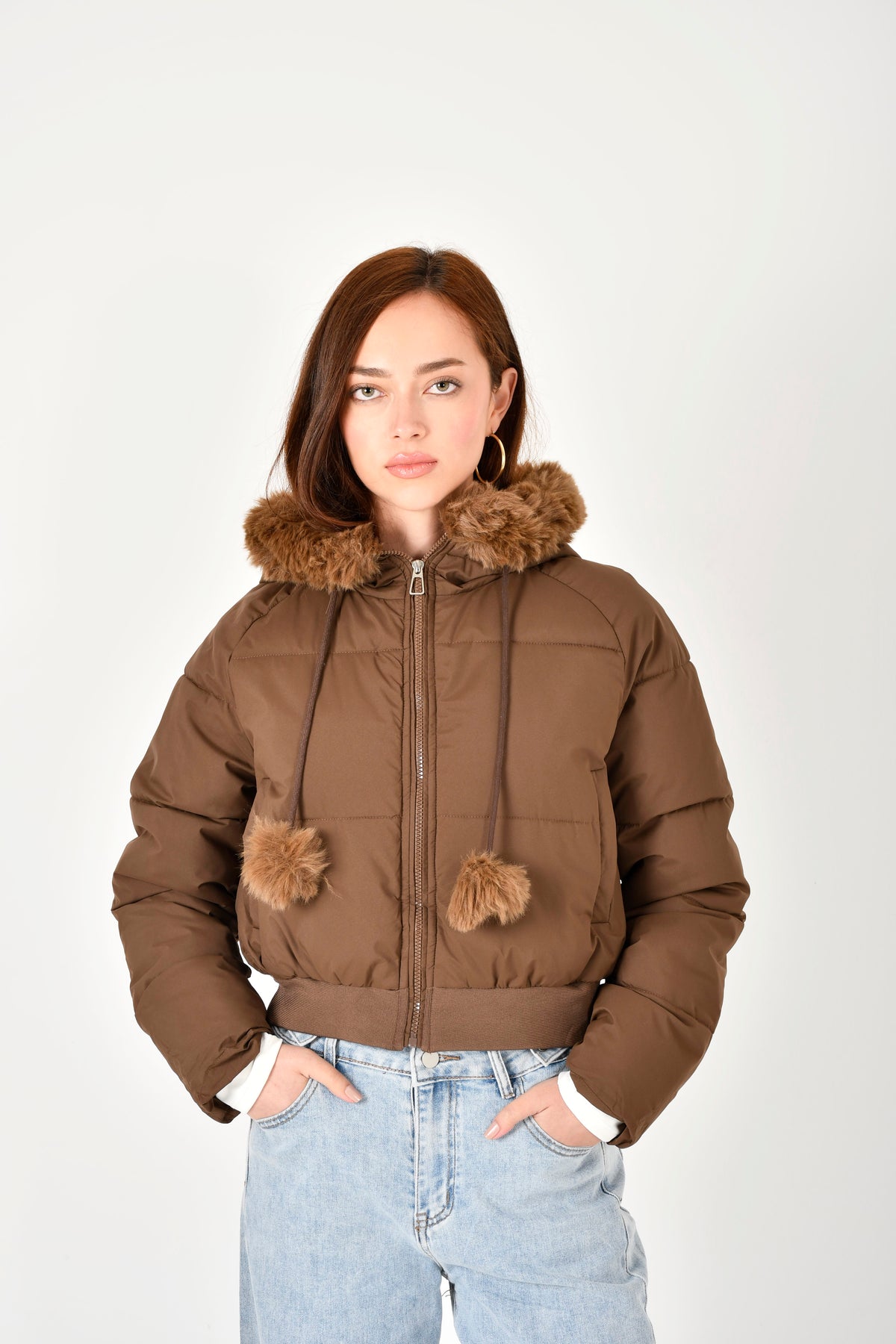 Short waterproof jacket