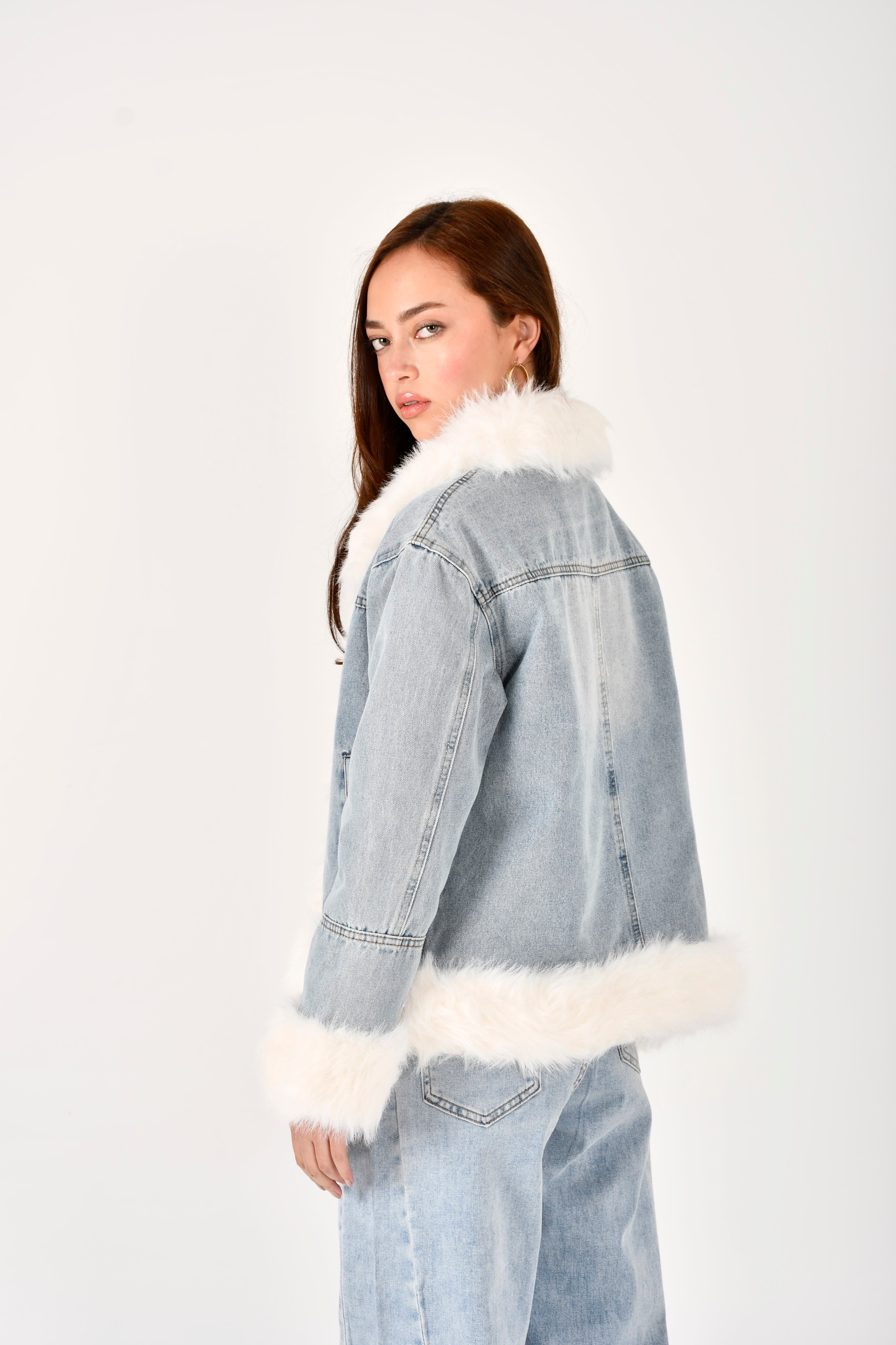 Cazadora denim Angora